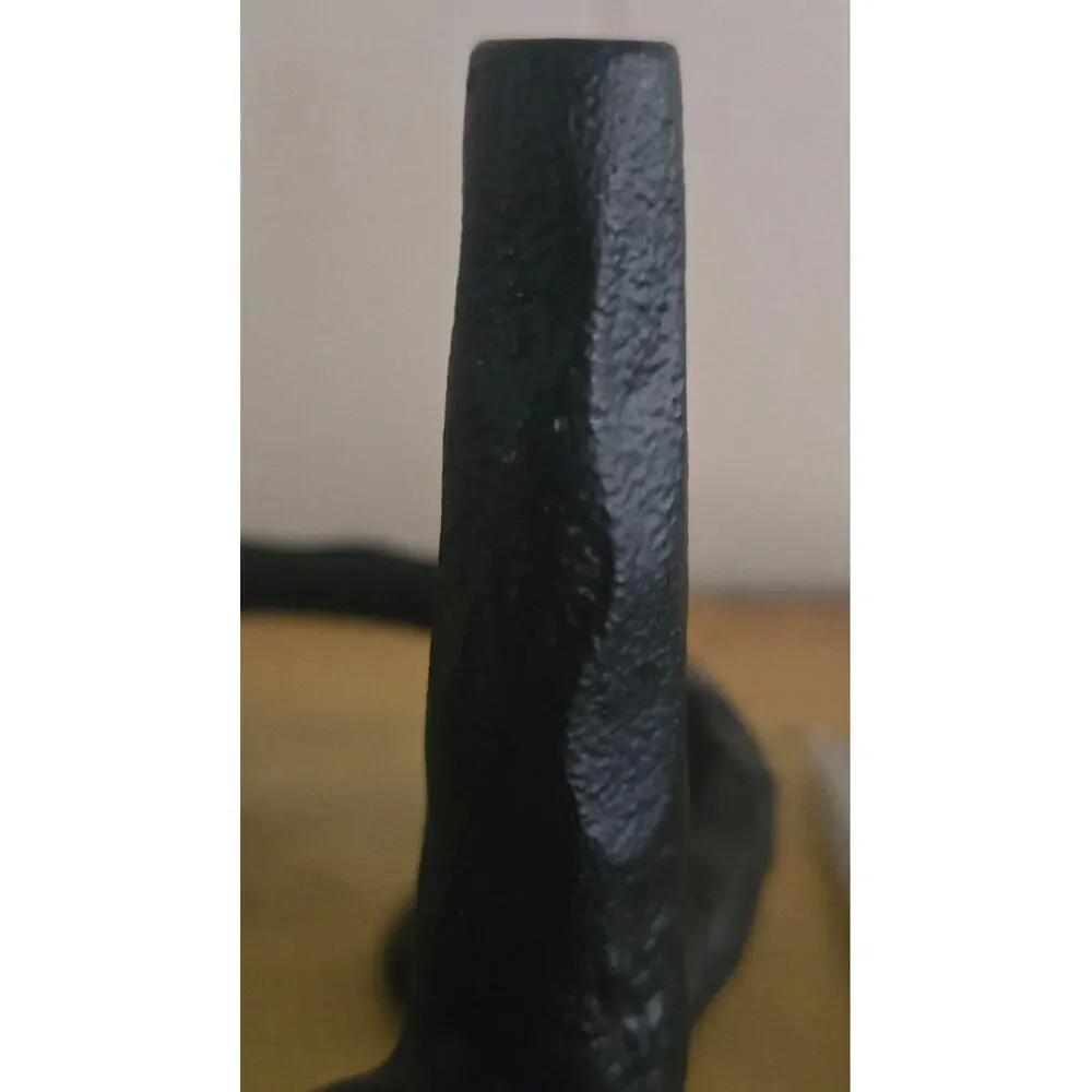 Mid Century Modern Metal Four Post Candle Holder